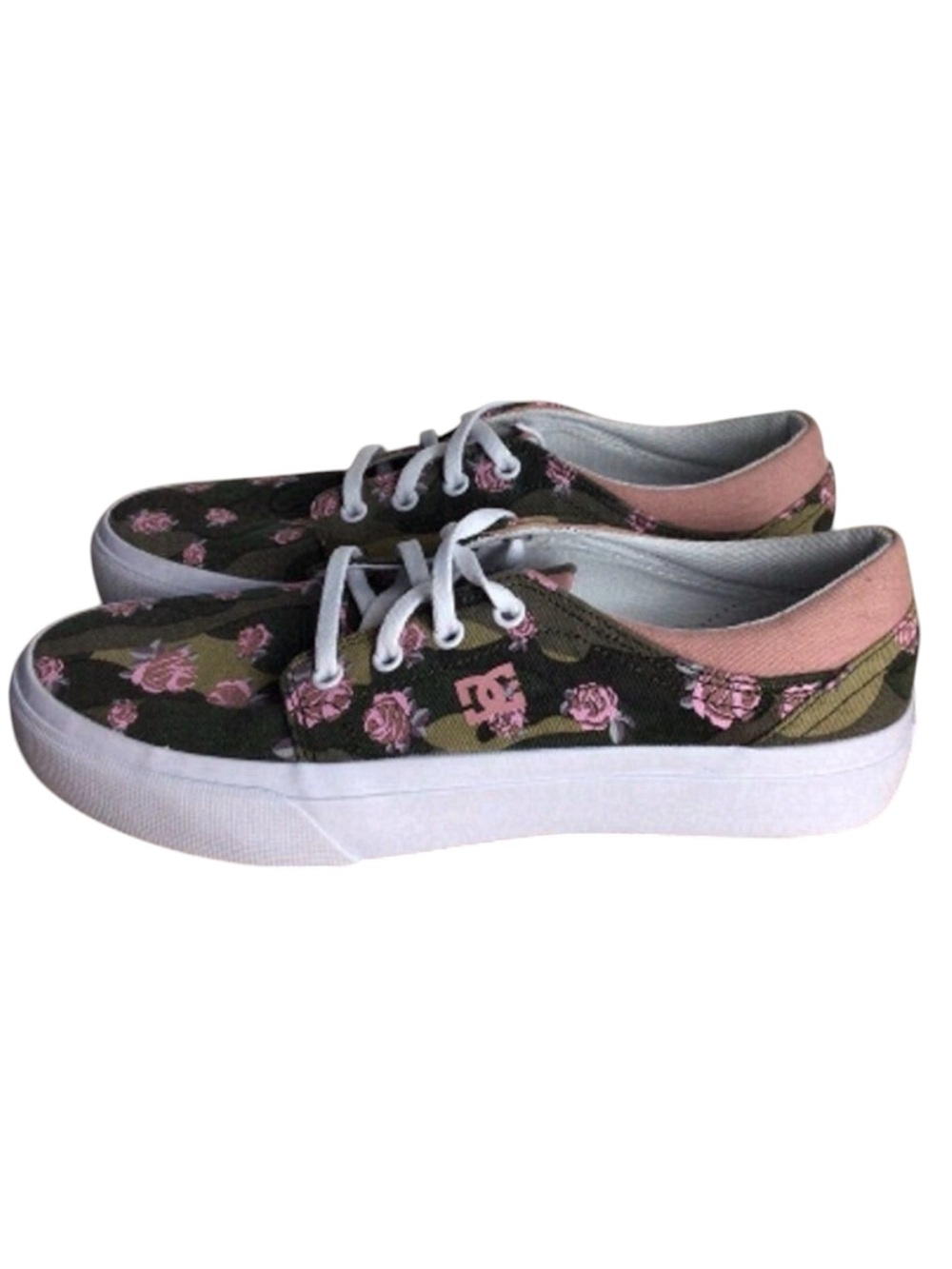 Dc TRASE TX SE sneakers liberty floral prints casual skater shoes size 6